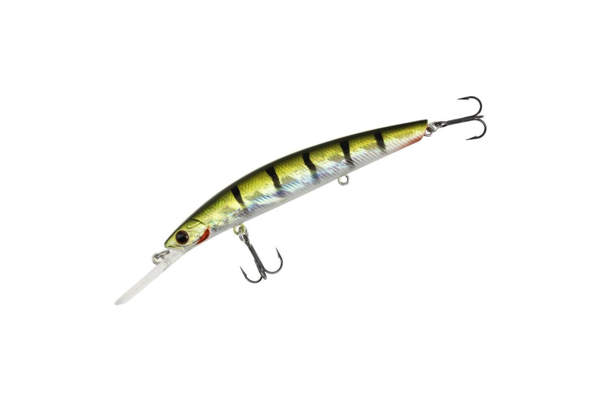 Jerkbait Mikado Wobbler Rumba Twitch 95 mm Green Perch - Tienda Bass