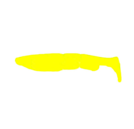 Swimbait Vinilo Alpha Hacker 6 Chartreuse - Tienda Bass