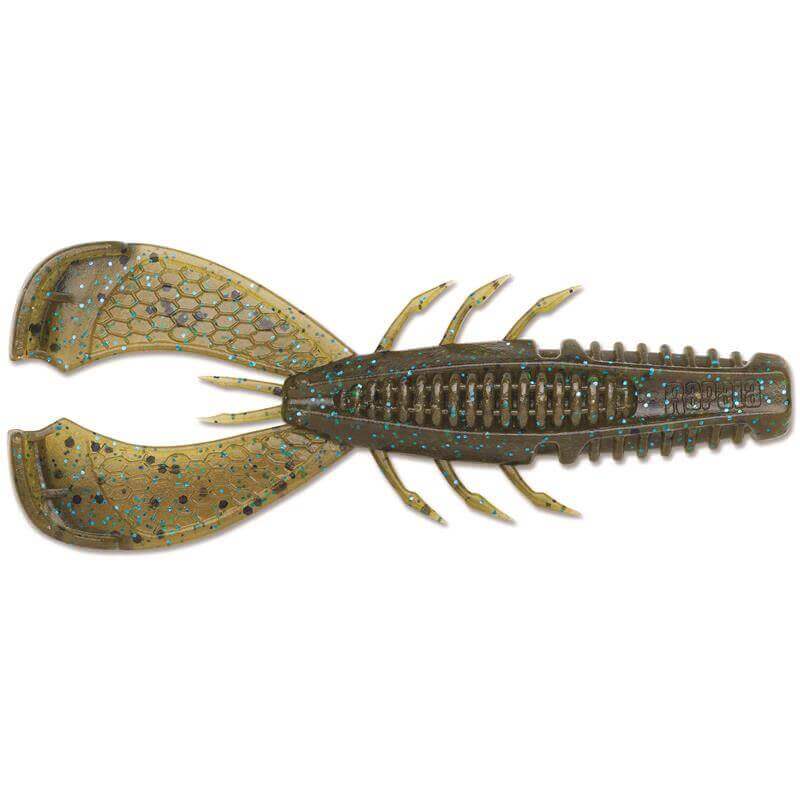 Vinilo Cangrejo Rapala Crushcity Cleanup Craw 3 – 90 mm Green Pumpkin Blue - Tienda Bass