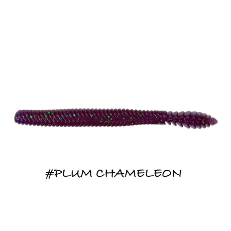 Vinilo Iberican Lures Worm 127 mm Plum Chameleon - Tienda Bass