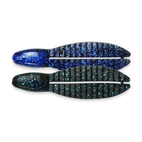 Vinilo Keitech Flex Chunk Medium 76 mm Black Blue - Tienda Bass