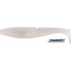Vinilo Sawamura One Up Shad 5 - 106 mm Glow White 079 - Tienda Bass