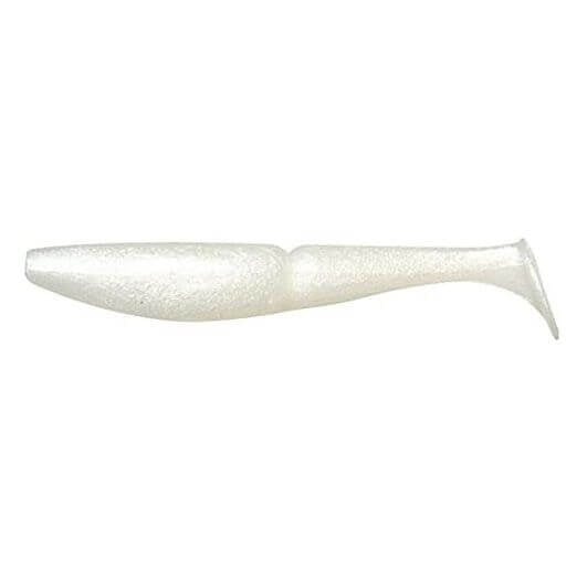 Vinilo Sawamura One Up Shad 6 - 125 mm Silky White 027 - Tienda Bass