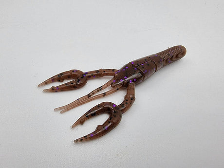 Vinilo Yamamoto Fat Baby Craw 3,75'' - 95 mm Cinnamon Purple - Tienda Bass