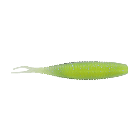 Vinilo Yamamoto Scope Shad 3” – 76 mm Chartreuse Electric Blue - Tienda Bass