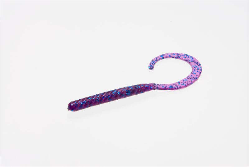 Vinilo Zoom Curly Tail 100 mm Electric Blue - Tienda Bass