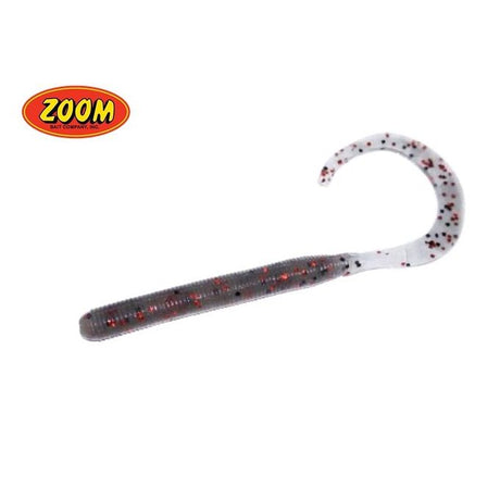 vinilo zoom-curly-tail-worm-smoke-red