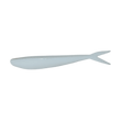 Vinilo Zoom Flukes 100 mm White - Tienda Bass